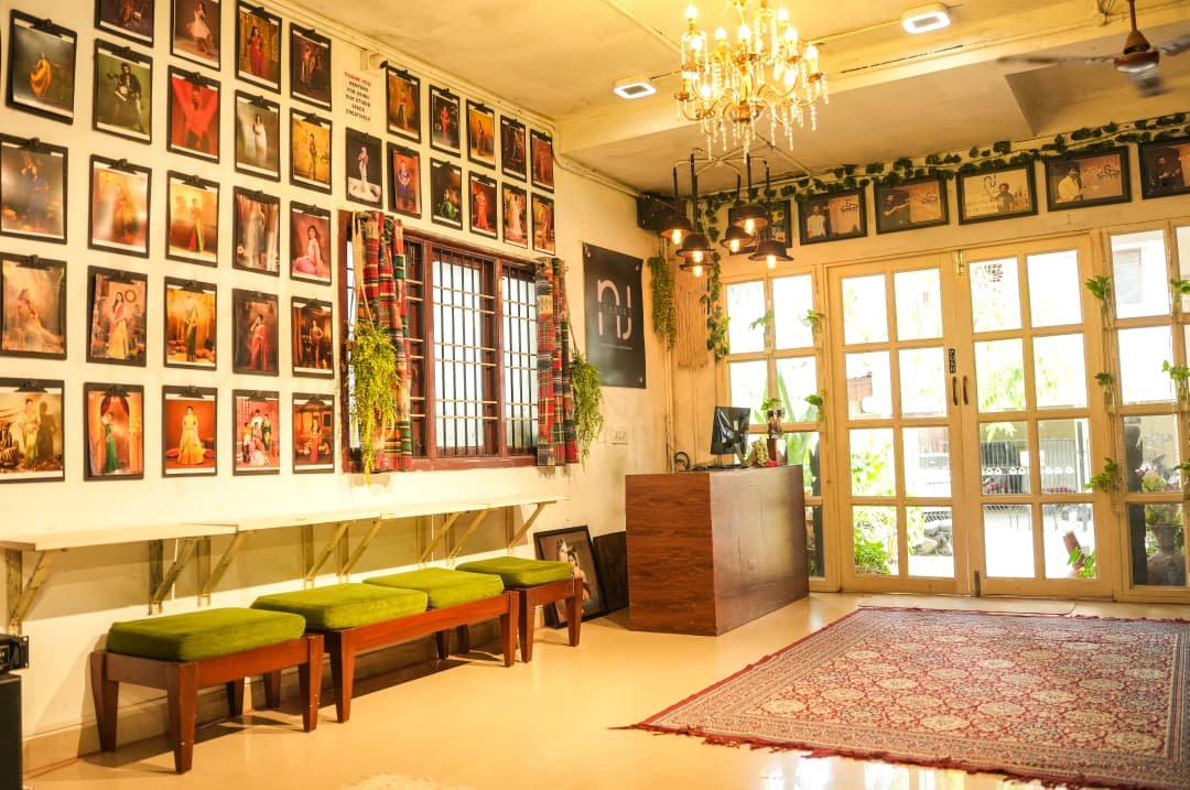 NJ Studio reception and creative lounge